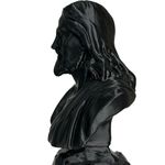 Impressão 3D - Busto de Jesus - PLA  na Cor Preto 