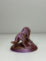 Impressão 3D - Lobo  - PLA nas Cores Dourado e Roxo