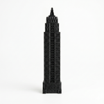 Impressão 3D -  Prédio Empire State - PLA na Cor Preto  