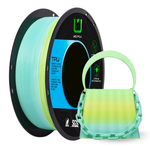 Filamento - Tpu - Rainbow  Verde  Claro e Verde Escuro - Multfila - 1kg