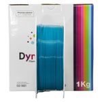 Filamento PLA Ingeo – Azul Turquesa – Dynalabs – 1.75mm – 1kg
