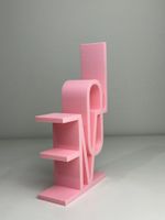 Impressão 3D - Decoração love - PLA na Cor Rosa