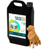 Resina Pro de Alta Performance - STANDARD - Caramelo - Loja 3D - DLP/LCD - 5 Kg