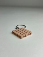 Impressão 3D - Chaveiro Pallet - PLA na Cor Bege