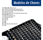 Conjunto de Chaves/ Ferramentas 117 em 1 -  ponta Magnética