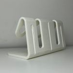 Impressão 3D - Suporte Carregador de Indução Celular e Smartwatch - ABS na Cor Branco