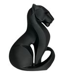 Impressão 3D - Leão Abstrato - PLA na Cor Preto