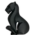 Impressão 3D - Leão Abstrato - PLA na Cor Preto