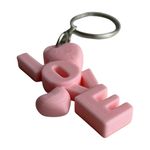 Impressão 3D - Chaveiro Love - PLA na Cor Rosa Claro