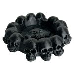 Impressão 3D - Cinzeiro Caveiras - PETG na Cor Preto
