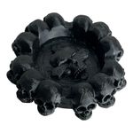 Impressão 3D - Cinzeiro Caveiras - PETG na Cor Preto