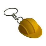 Impressão 3D - Chaveiro Capacete de Proteção - PLA na Cor Amarela