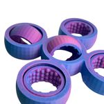 Impressão 3D - Fidget Spinner Orbital - PLA nas Cores Roxo e Azul