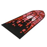 Impressão 3D - Marca-Página Castelo Gótico - PLA nas Cores Preto e Vermelho