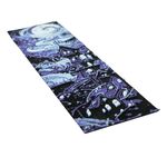 Impressão 3D - Marca-Página Vila à Noite - PLA nas Cores Azul, Preto e Branco