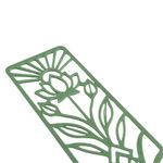 Impressão 3D - Marca-Página Lótus - PLA na Cor Verde Claro