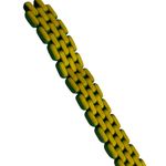 Impressão 3D - Pulseira Brasil - PLA nas Cores Verde e Amarelo