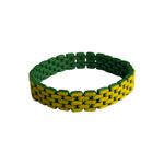 Impressão 3D - Pulseira Brasil - PLA nas Cores Verde e Amarelo