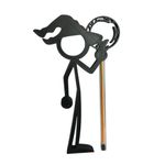 Impressão 3D - Porta-Caneta Mago - PLA na Cor Preto