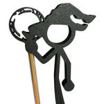 Impressão 3D - Porta-Caneta Mago - PLA na Cor Preto