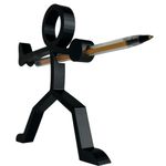 Impressão 3D - Porta-Caneta Monge - PLA na Cor Preto