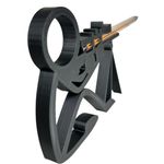 Impressão 3D - Porta-Caneta Atirador -PLA na Cor Preto