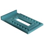 Impressão 3D - Porta-Celular Ajustável - PLA na Cor Azul Claro