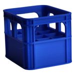 Impressão 3D - Engradado Para Pilhas AA - PLA na Cor Azul