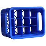 Impressão 3D - Engradado Para Pilhas AA - PLA na Cor Azul