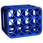 Impressão 3D - Engradado Para Pilhas AA - PLA na Cor Azul