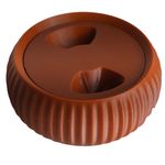 Impressão 3D - Enrolador de Fios - PETG na Cor Marrom
