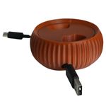Impressão 3D - Enrolador de Fios - PETG na Cor Marrom