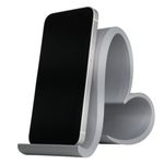 Impressão 3D - Porta-Celular Coração - PLA na Cor Cinza