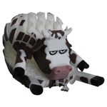 Impressão 3D - Vaca Brava Flexi - Branco e Marrom