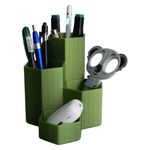 Impressão 3D - Porta-Lápis Hexágonos - PLA na Cor  Verde