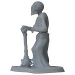 Impressão 3D - Esqueleto com Maça Estrela - Resina