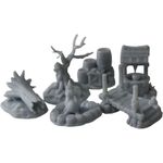 Impressão 3D - Kit Acampamento RPG - Resina