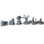 Impressão 3D - Kit Acampamento RPG - Resina
