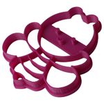 Impressão 3D - Cortador de Massas Abelha - PETG na Cor Rosa