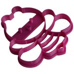 Impressão 3D - Cortador de Massas Abelha - PETG na Cor Rosa