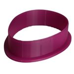 Impressão 3D - Cortador de Massas Ovo - PETG na Cor Rosa