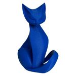 Impressão 3D - Gato - PLA  na Cor Azul