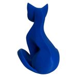 Impressão 3D - Gato - PLA  na Cor Azul