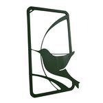 Impressão 3D - Trio de Quadros de Pássaros -  PLA na Cor Verde Claro, Verde e Verde Escuro