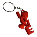 Impressão 3d - Chaveiro Love - PLA na Cor Vermelho