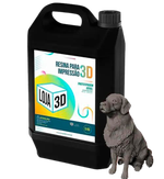 Resina Pro de Alta Performance - STANDARD - Cinza Escuro - Loja 3D - DLP/LCD - 5 Kg