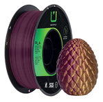 Filamento - PLA Silk Dual Color - Roxo e Dourado - Multfila - 1Kg