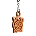 Impressão 3D - Chaveiro Nó Celta - PLA na cor bronze