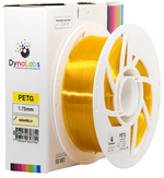 Filamento PETG – Amarelo Clear – Dynalabs – 1.75mm – 1kg