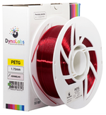 Filamento PETG – Vermelho Clear – Dynalabs – 1.75mm – 1kg